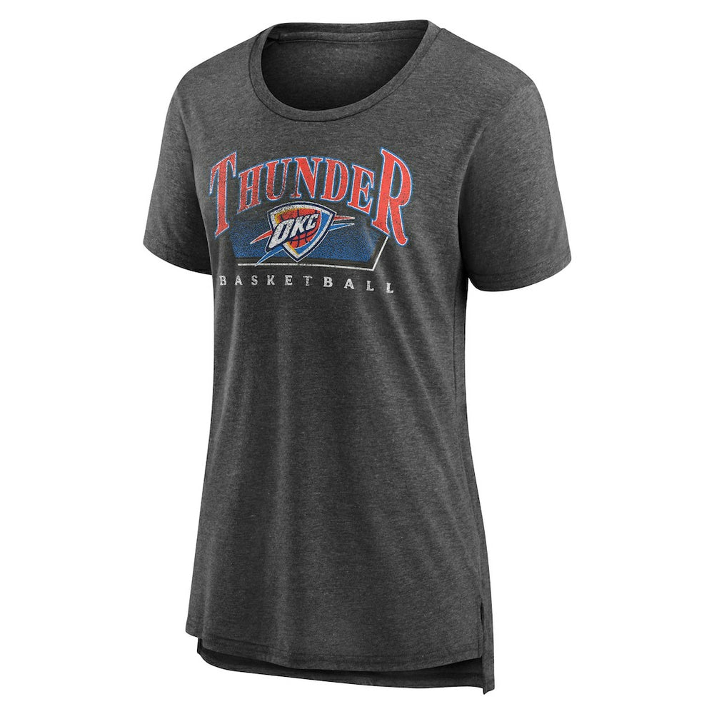 NBA - Oklahoma City Thunder Women's Selection Tri-Blend T-Shirt - Gray