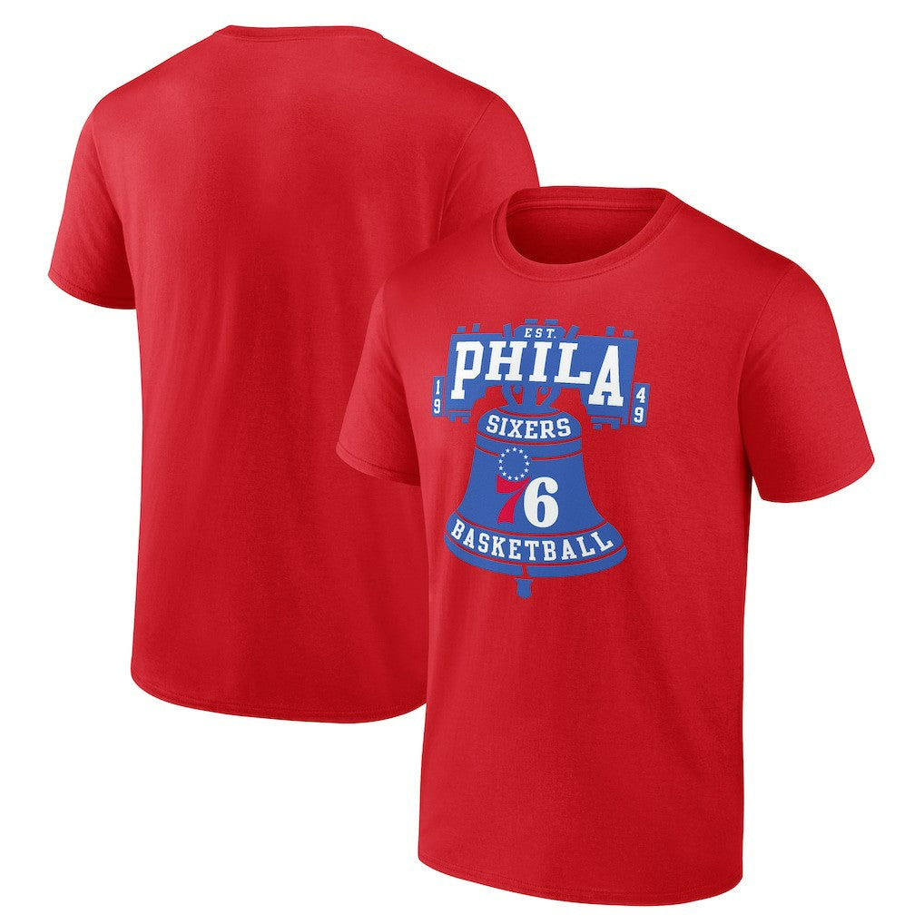 NBA - Philadelphia 76ers Home Town T-Shirt - Red