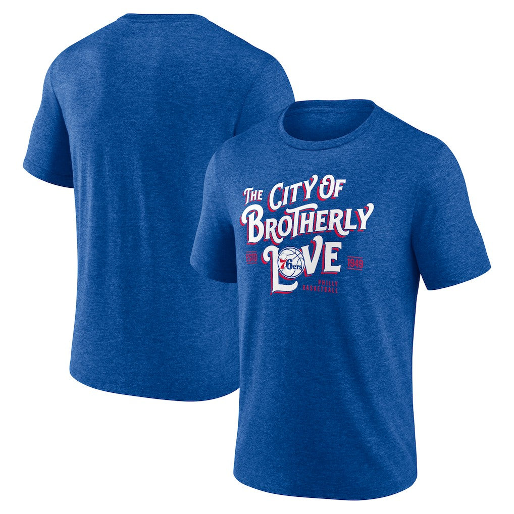 NBA - Philadelphia 76ers Team Pride Tri-Blend T-Shirt - Royal
