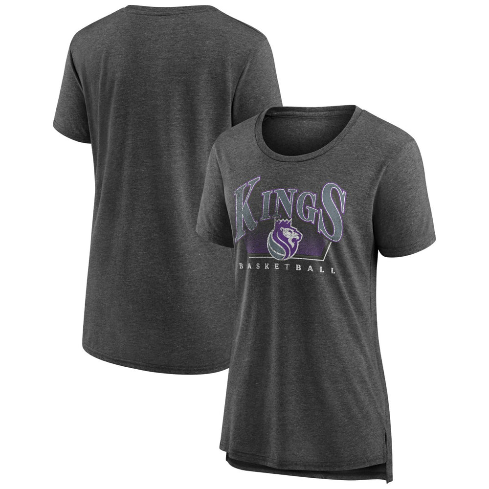 NBA - Sacramento Kings Women's Selection Tri-Blend T-Shirt - Gray