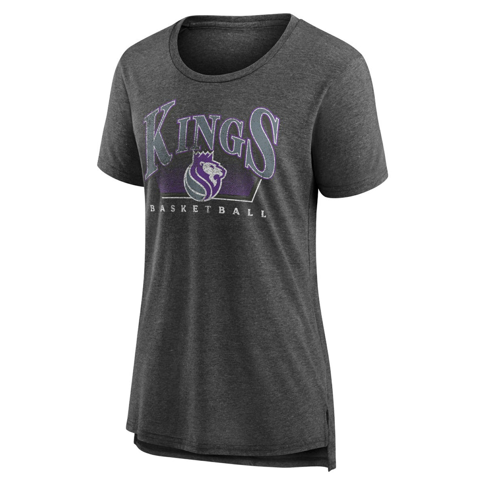 NBA - Sacramento Kings Women's Selection Tri-Blend T-Shirt - Gray