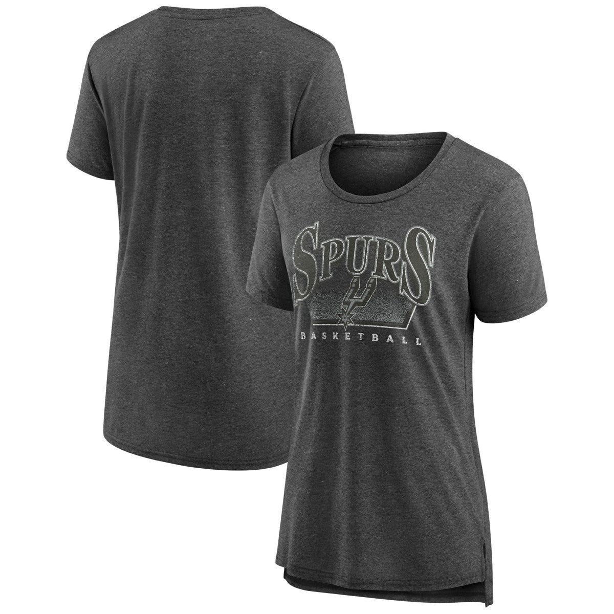 NBA - San Antonio Spurs Women's Selection Tri-Blend T-Shirt - Gray