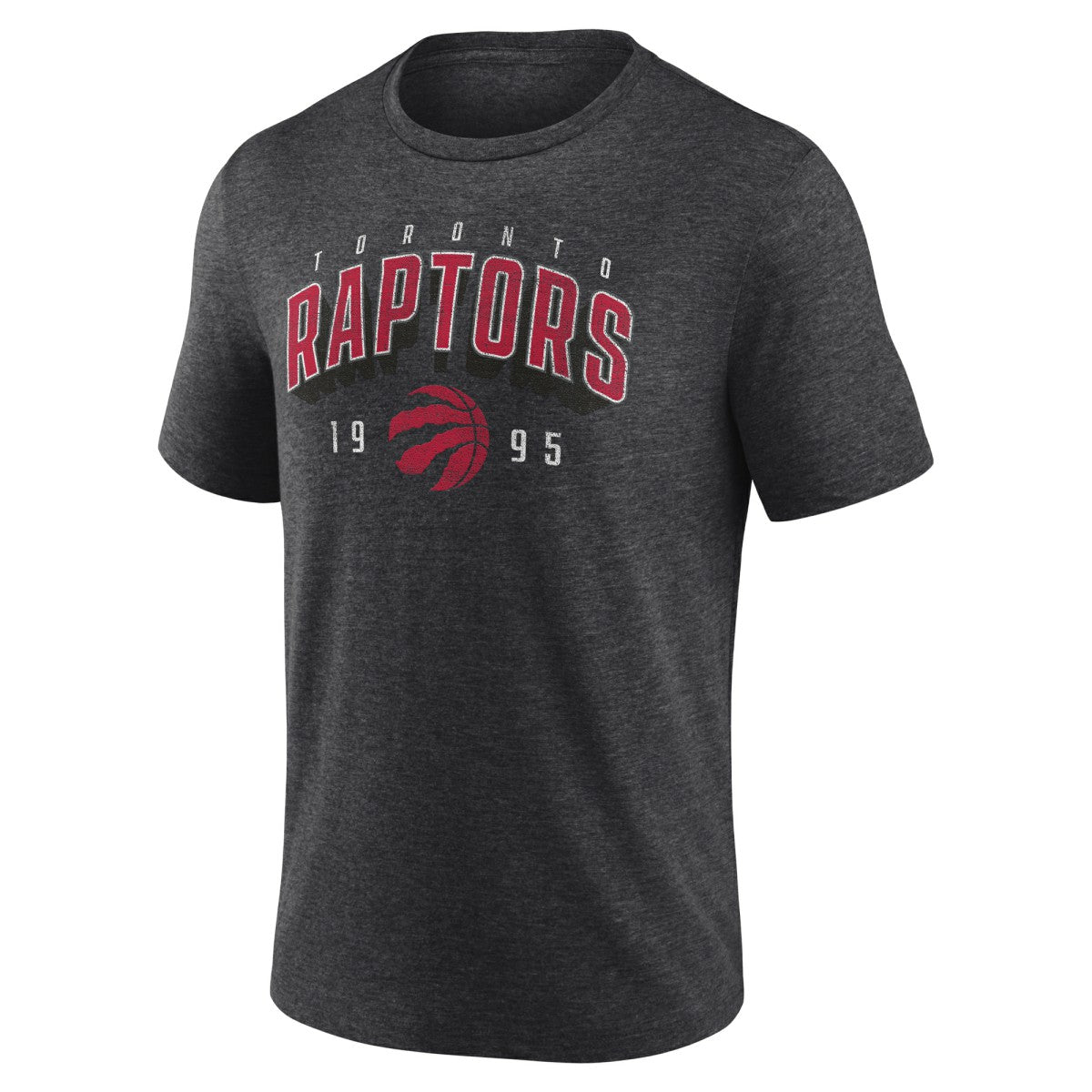 NBA - Toronto Raptors Backboard Tri-Blend T-Shirt - Charcoal