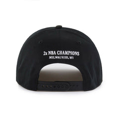 47 brand - Milwaukee Bucks '47 Every Time Past Champs Hitch Adjustable Hat - Black
