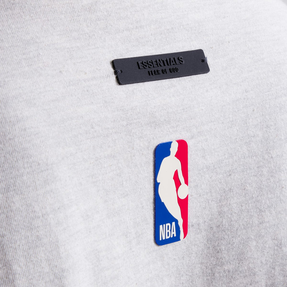 NBA - Miami Heat Fear of God Unisex NBA x ESSENTIALS T-Shirt - Heather Gray