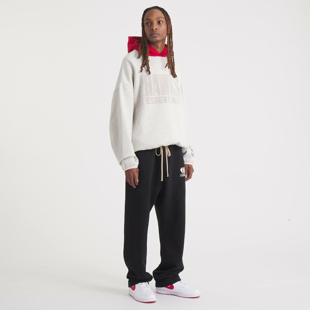 NBA - Atlanta Hawks Fear of God Unisex NBA x ESSENTIALS Pullover Hoodie - Heather Gray