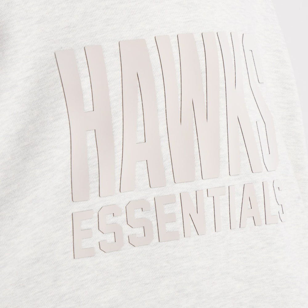 NBA - Atlanta Hawks Fear of God Unisex NBA x ESSENTIALS Pullover Hoodie - Heather Gray