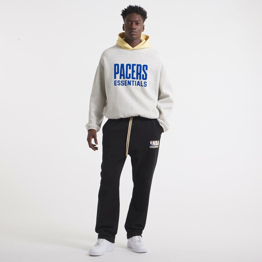 NBA - Indiana Pacers Unisex NBA Paris x ESSENTIALS Pullover Hoodie - Heather Gray