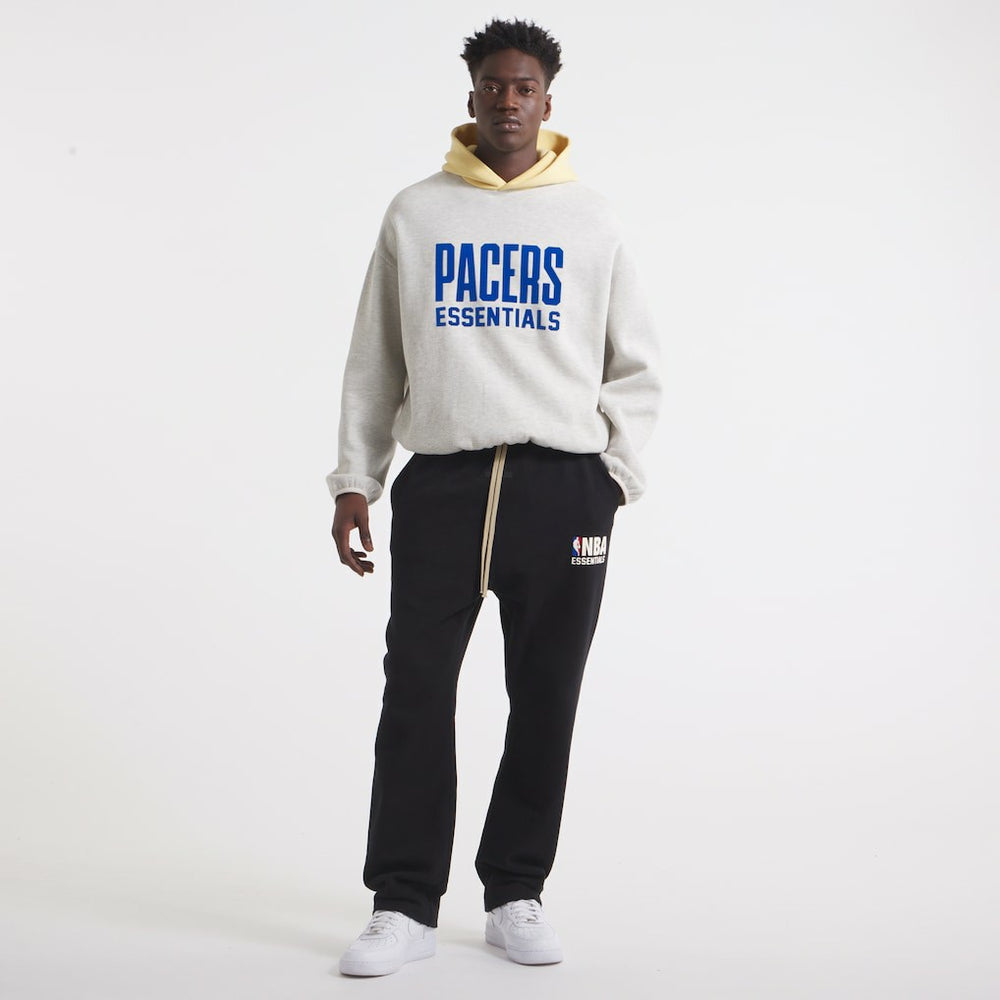 NBA - Indiana Pacers Unisex NBA Paris x ESSENTIALS Pullover Hoodie - Heather Gray
