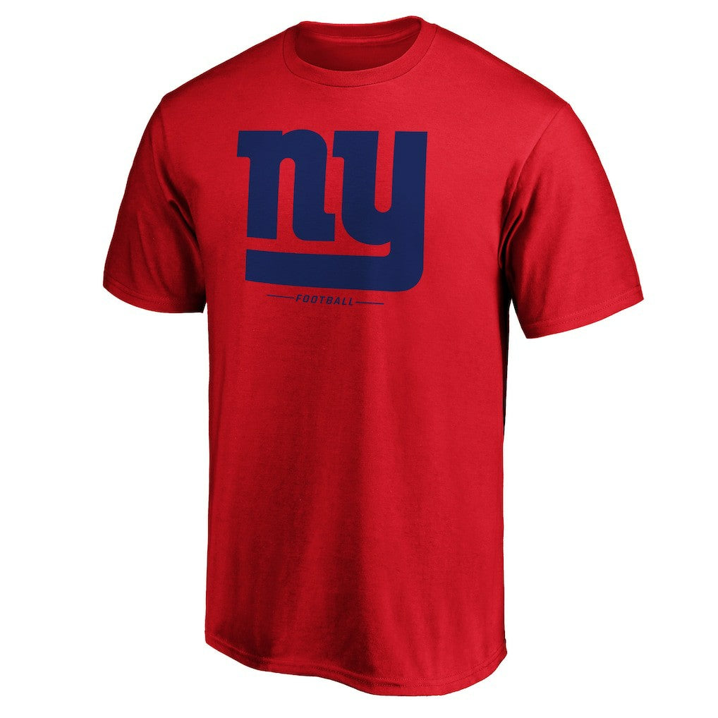 New York Giants Team Lockup T-Shirt Red - NFL