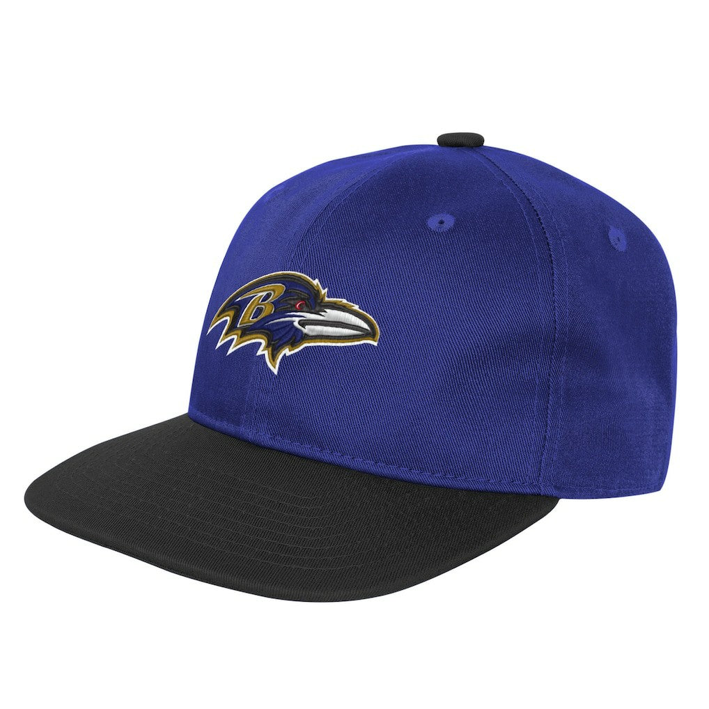 Baltimore Ravens Outerstuff Youth True Retro Adjustable Hat Purple - NFL
