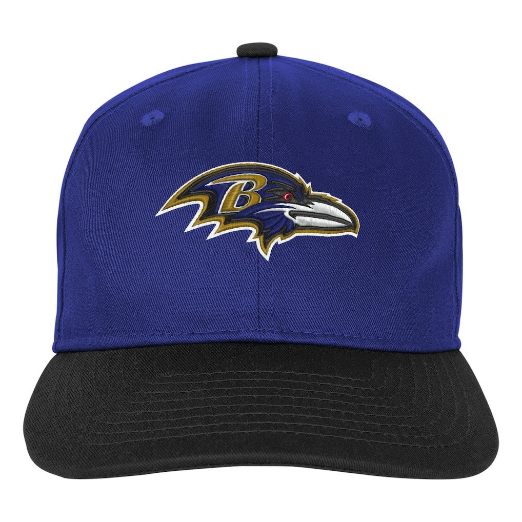 Baltimore Ravens Outerstuff Youth True Retro Adjustable Hat Purple - NFL