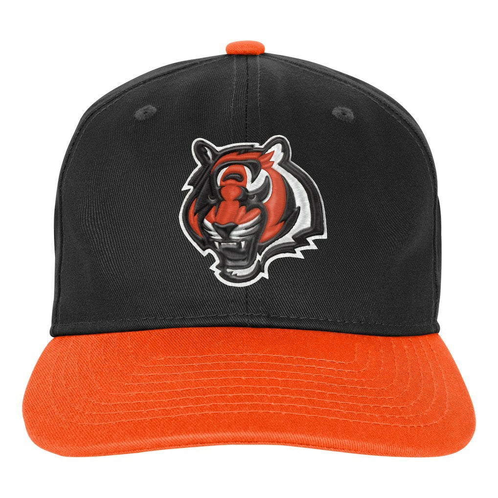 Cincinnati Bengals Outerstuff Youth True Retro Adjustable Hat Black - NFL