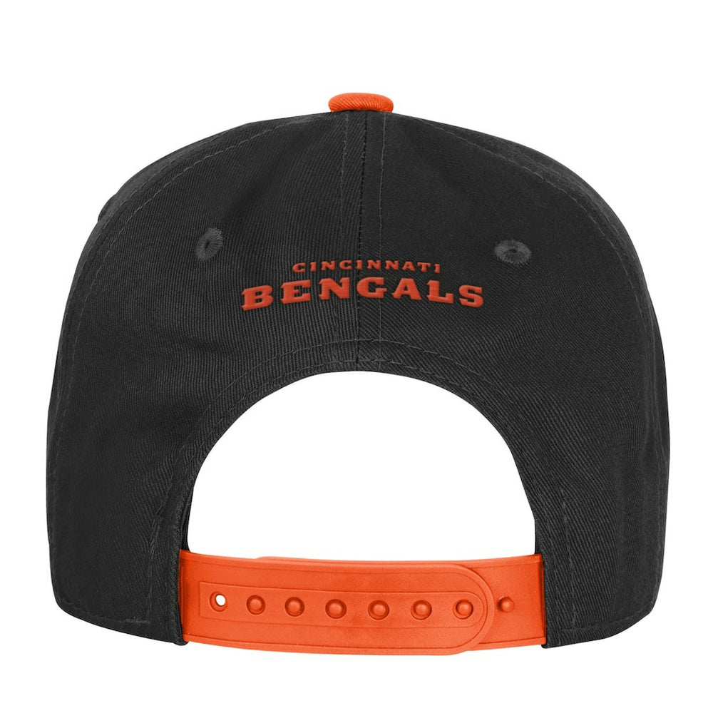 Cincinnati Bengals Outerstuff Youth True Retro Adjustable Hat Black - NFL