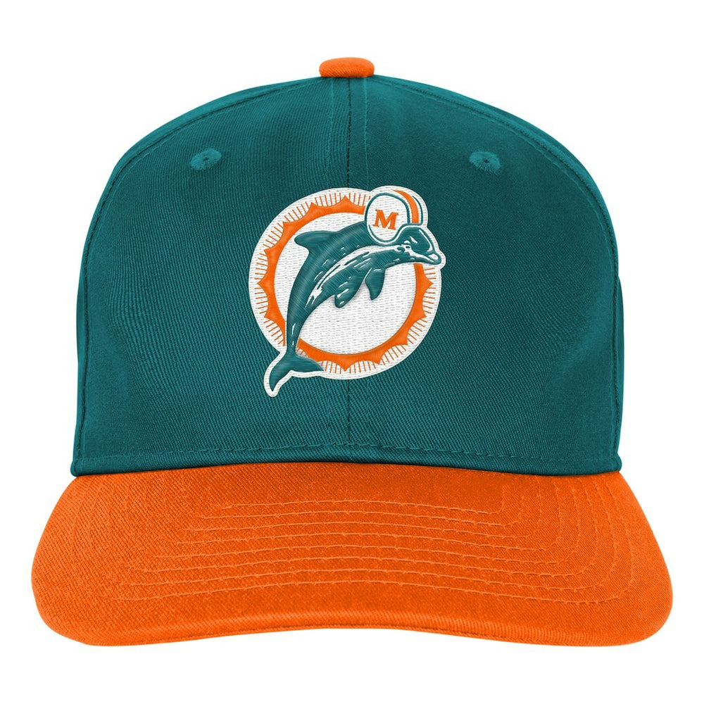 Miami Dolphins Outerstuff Youth True Retro Adjustable Hat Aqua - NFL