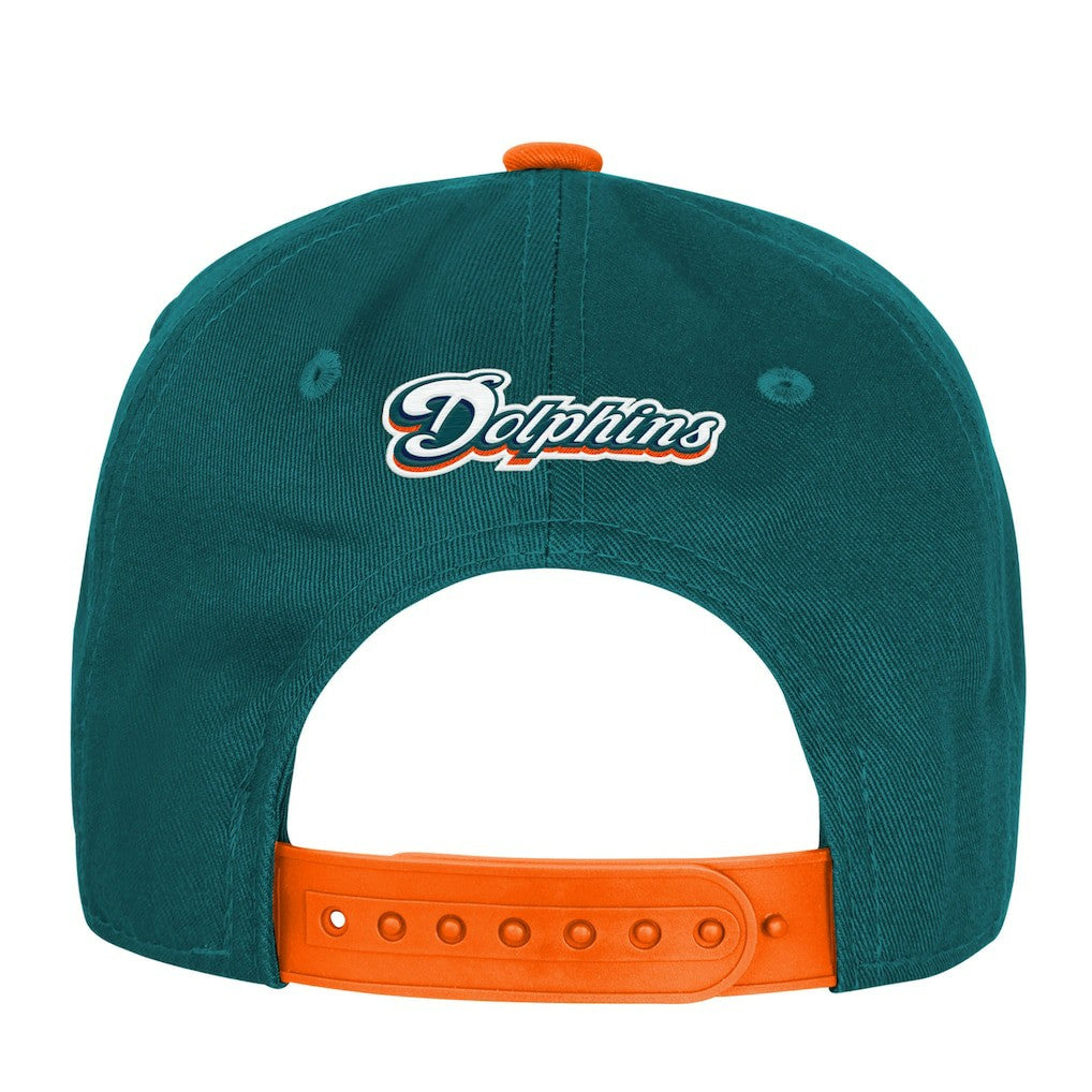 Miami Dolphins Outerstuff Youth True Retro Adjustable Hat Aqua - NFL