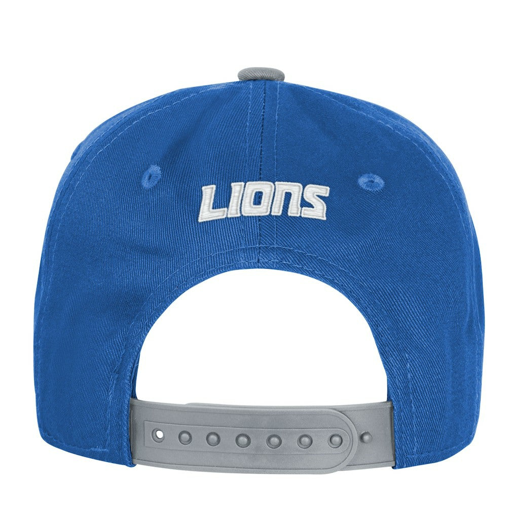 Detroit Lions Outerstuff Youth True Retro Adjustable Hat Blue - NFL