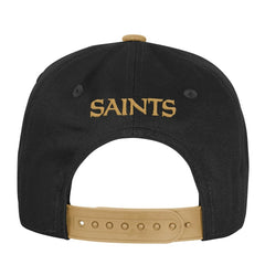 New Orleans Saints Outerstuff Youth True Retro Adjustable Hat Black - NFL