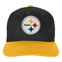Pittsburgh Steelers Outerstuff Youth True Retro Adjustable Hat Black - NFL