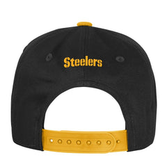 Pittsburgh Steelers Outerstuff Youth True Retro Adjustable Hat Black - NFL