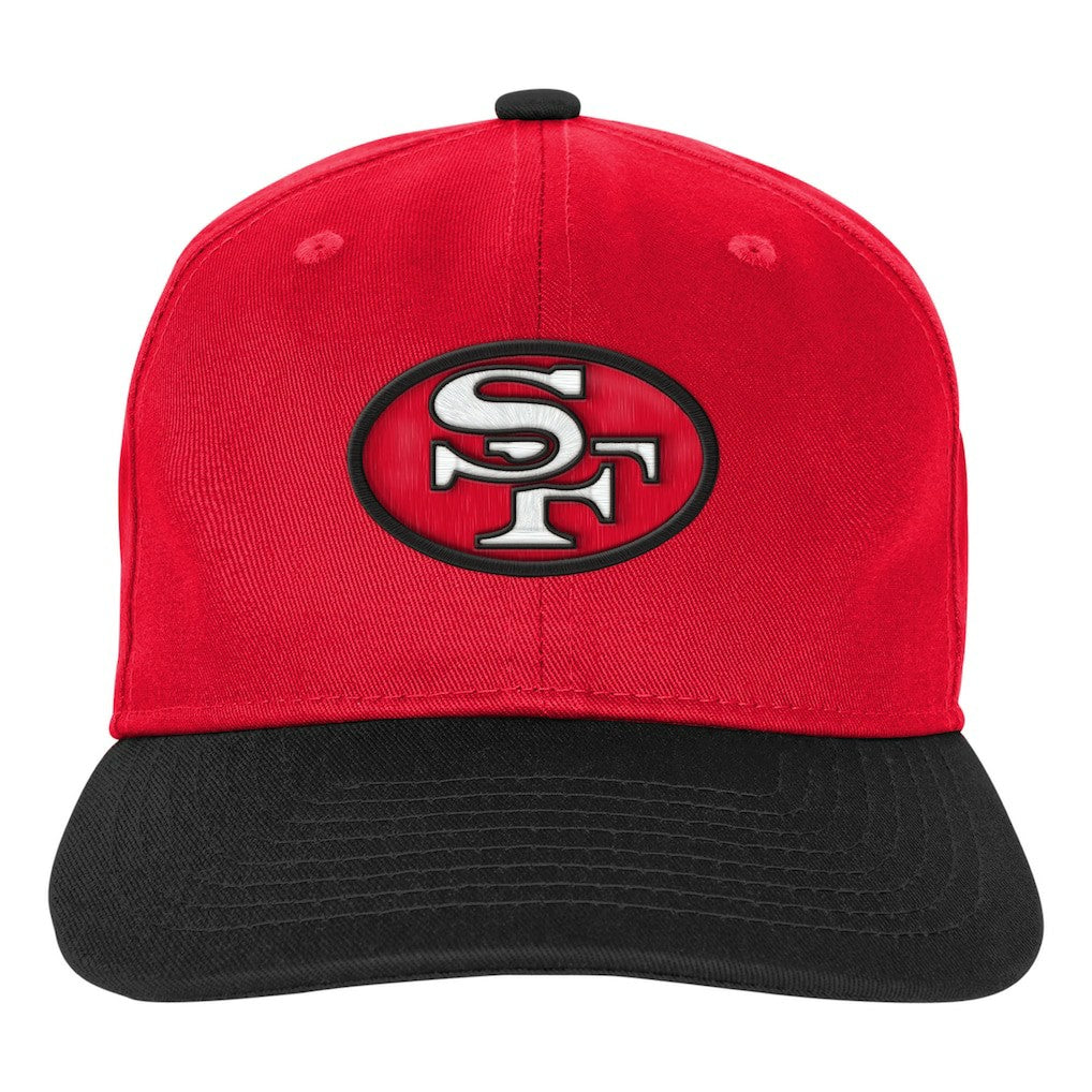 San Francisco 49ers Outerstuff Youth True Retro Adjustable Hat Scarlet - NFL