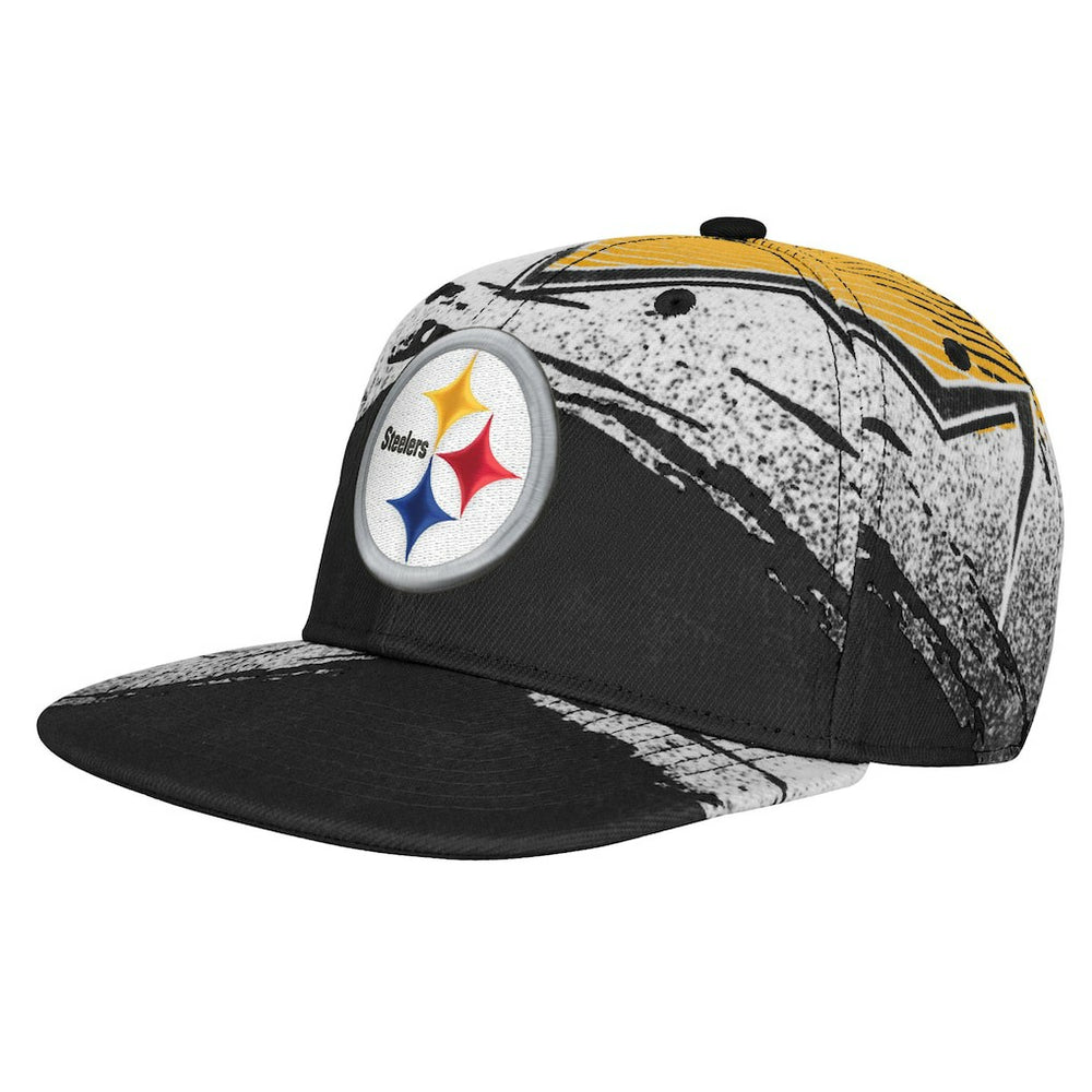 Pittsburgh Steelers Outerstuff Youth Make Noise Adjustable Hat Black - NFL
