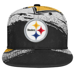 Pittsburgh Steelers Outerstuff Youth Make Noise Adjustable Hat Black - NFL