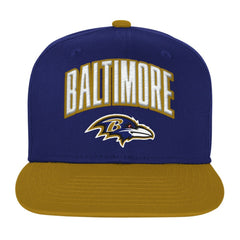 Baltimore Ravens Outerstuff Youth Essentials Snapback Hat Purple - NFL
