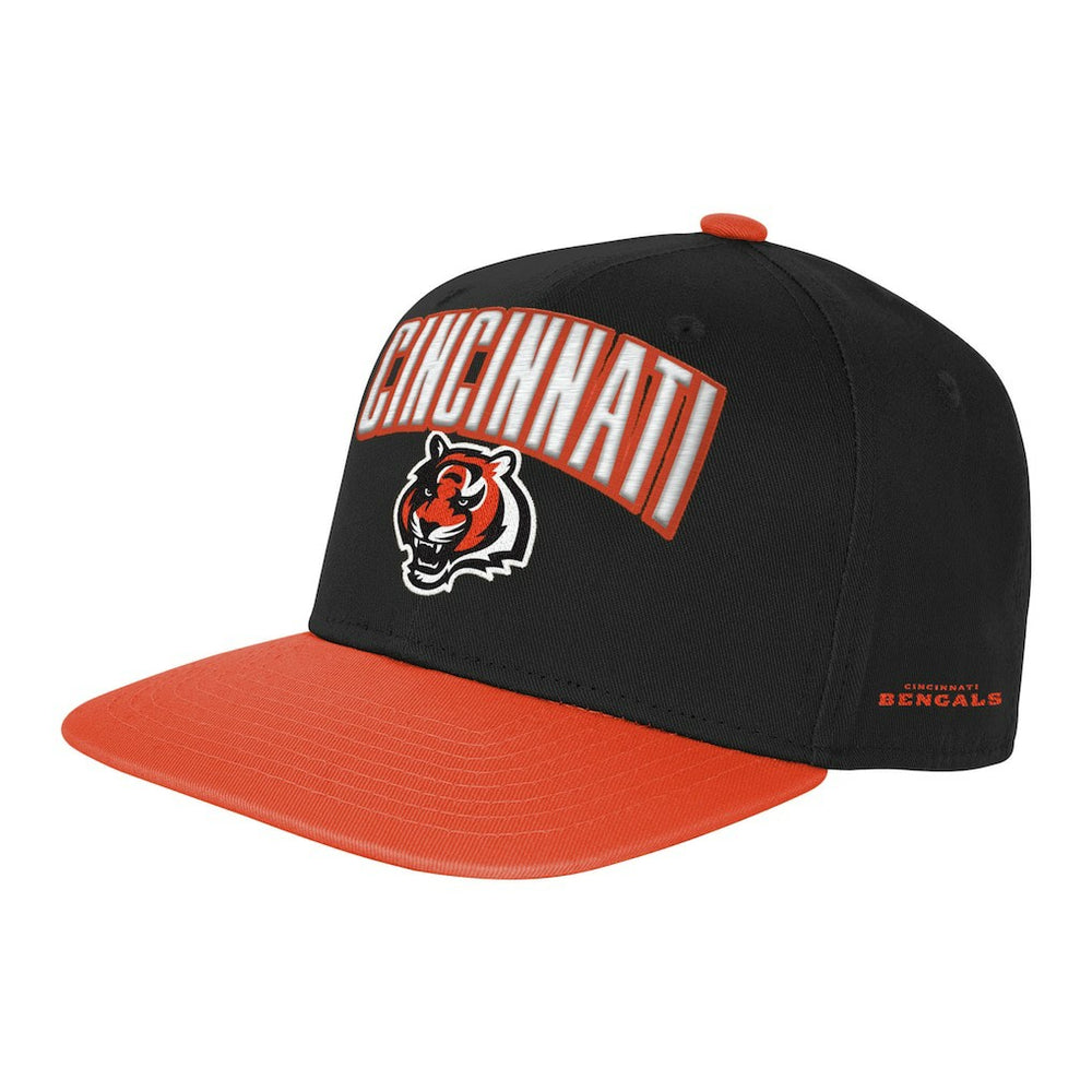 Cincinnati Bengals Outerstuff Youth Essentials Snapback Hat Black - NFL