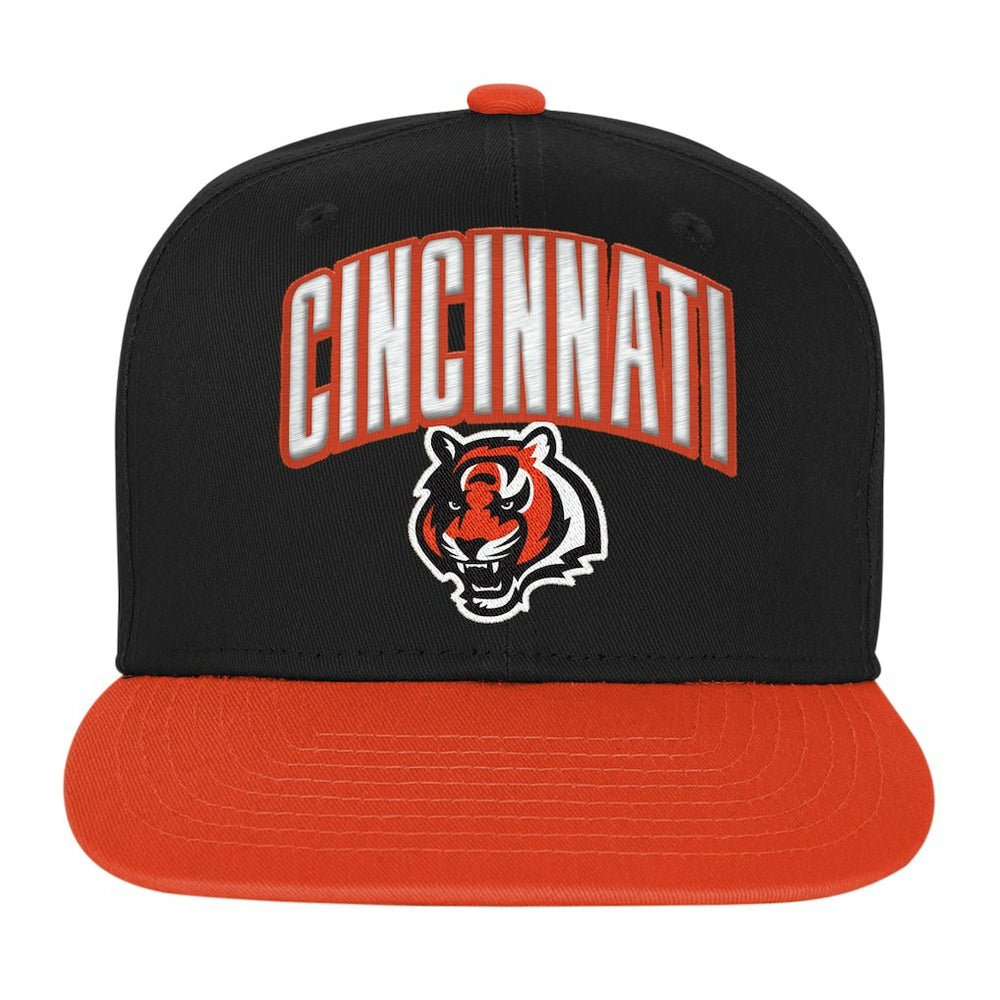 Cincinnati Bengals Outerstuff Youth Essentials Snapback Hat Black - NFL