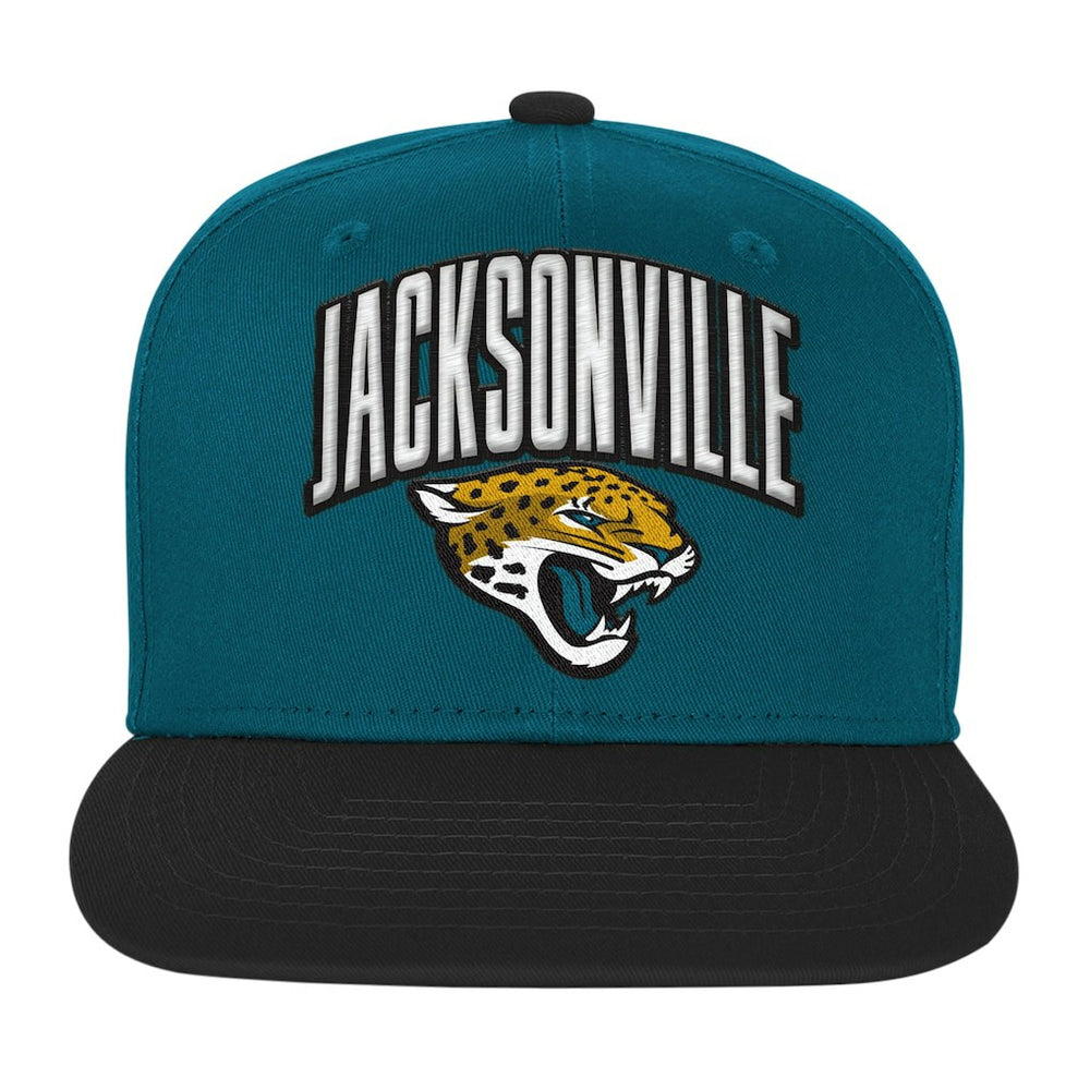 Jacksonville Jaguars Outerstuff Youth Essentials Snapback Hat Teal - NFL