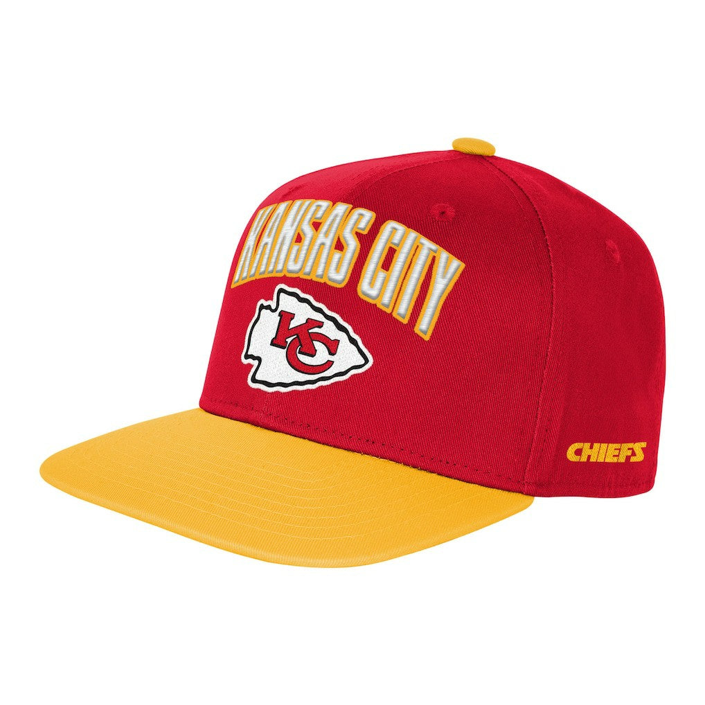 Kansas City Chiefs Outerstuff Youth Essentials Snapback Hat Red - NFL