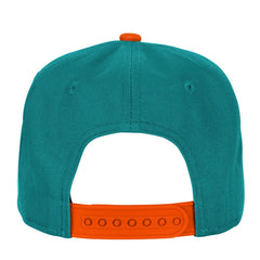 Miami Dolphins Outerstuff Youth Essentials Snapback Hat Aqua - NFL