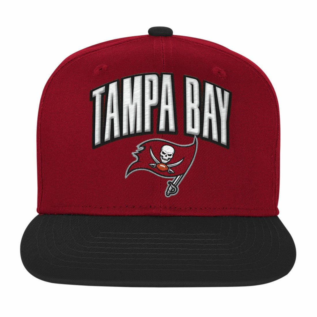 Tampa Bay Buccaneers Outerstuff Youth Essentials Snapback Hat Red - NFL