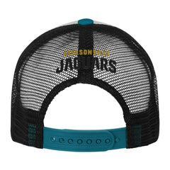 Jacksonville Jaguars Youth Essentials Trucker Adjustable Hat White/Teal - NFL