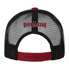 Tampa Bay Buccaneers Youth Essentials Trucker Adjustable Hat White/Red - NFL