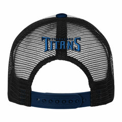 Tennessee Titans Youth Essentials Trucker Adjustable Hat White/Navy - NFL