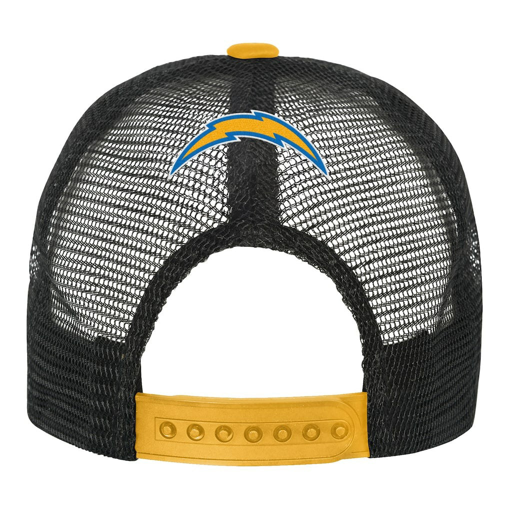 Los Angeles Chargers Youth Modern Fan Trucker Adjustable Hat White/Gold - NFL