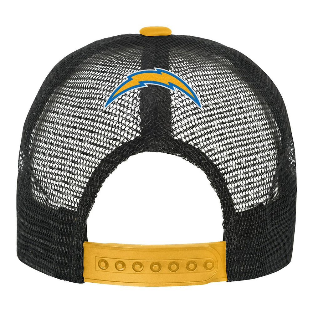Los Angeles Chargers Youth Modern Fan Trucker Adjustable Hat White/Gold - NFL