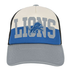 Detroit Lions Youth Modern Fan Trucker Adjustable Hat White/Silver - NFL