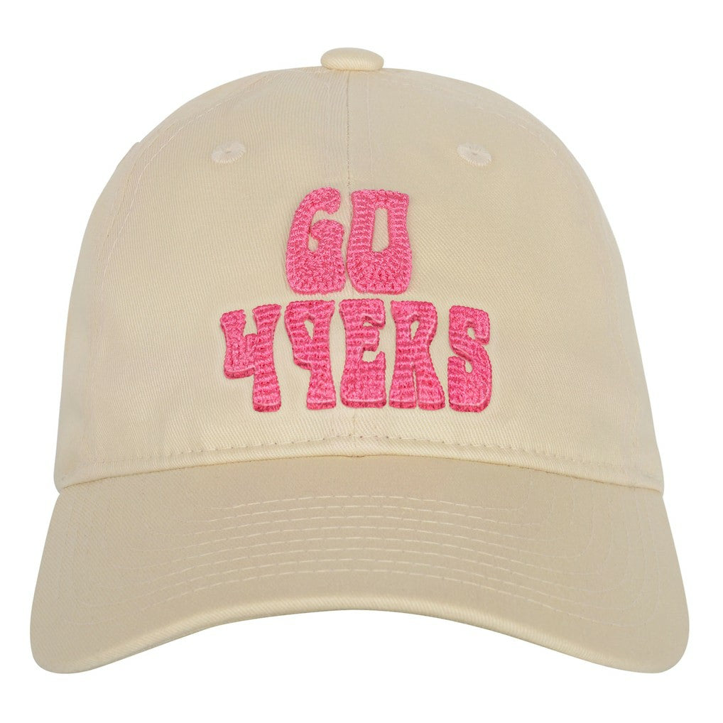 San Francisco 49ers Outerstuff Girls Youth Blitz Adjustable Hat Cream - NFL