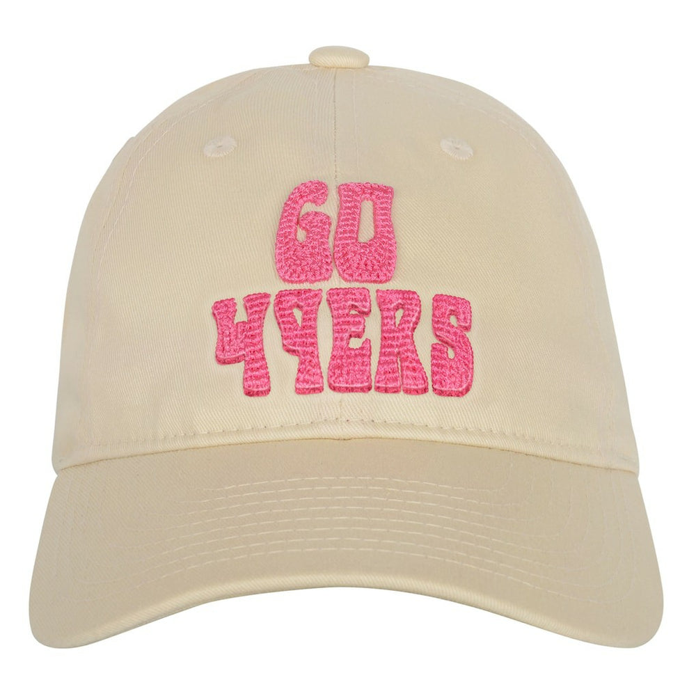 San Francisco 49ers Outerstuff Girls Youth Blitz Adjustable Hat Cream - NFL