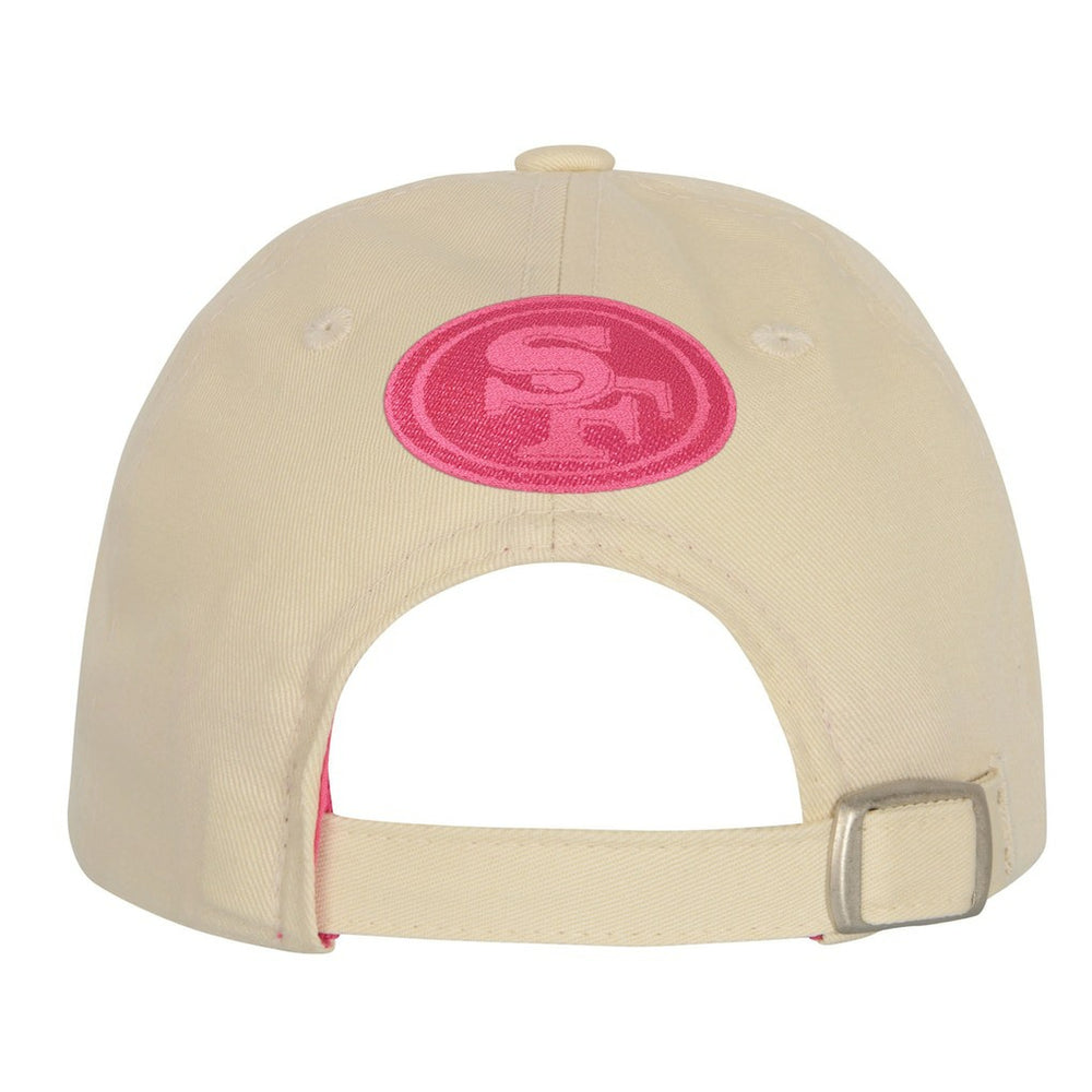 San Francisco 49ers Outerstuff Girls Youth Blitz Adjustable Hat Cream - NFL
