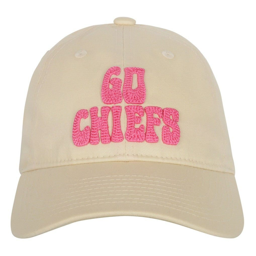 Kansas City Chiefs Outerstuff Girls Youth Blitz Adjustable Hat Cream - NFL
