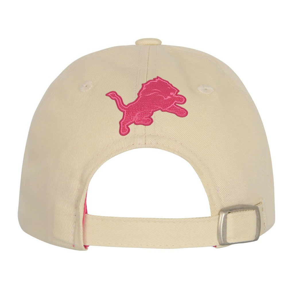 Detroit Lions Outerstuff Girls Youth Blitz Adjustable Hat Cream - NFL