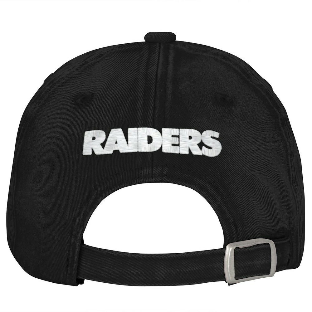 Las Vegas Raiders Outerstuff Girls Youth Gridiron Adjustable Hat Black - NFL