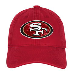 San Francisco 49ers Outerstuff Girls Youth Gridiron Adjustable Hat Scarlet - NFL