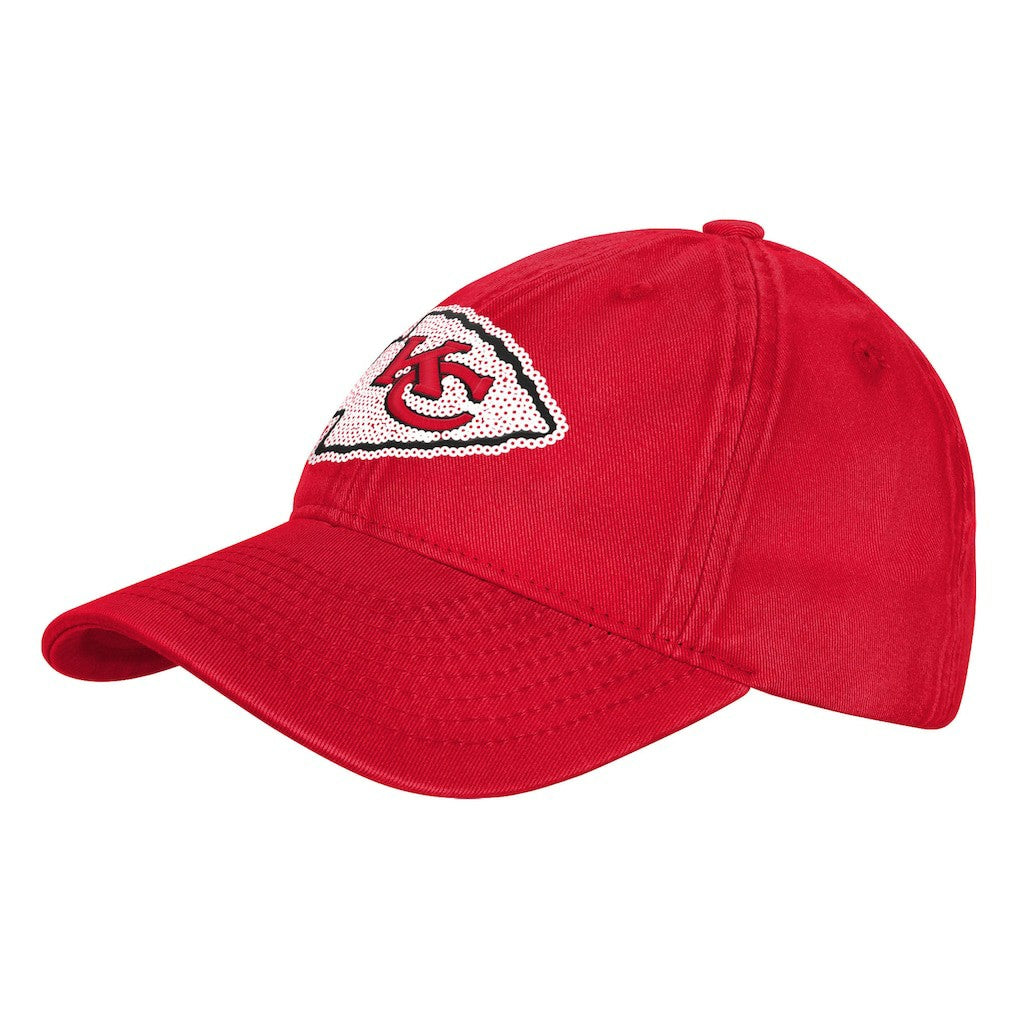 Kansas City Chiefs Outerstuff Girls Youth Gridiron Adjustable Hat Red - NFL