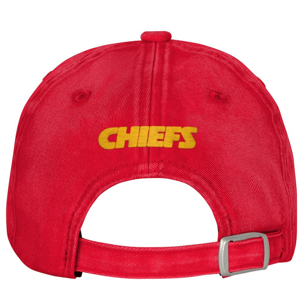 Kansas City Chiefs Outerstuff Girls Youth Gridiron Adjustable Hat Red - NFL