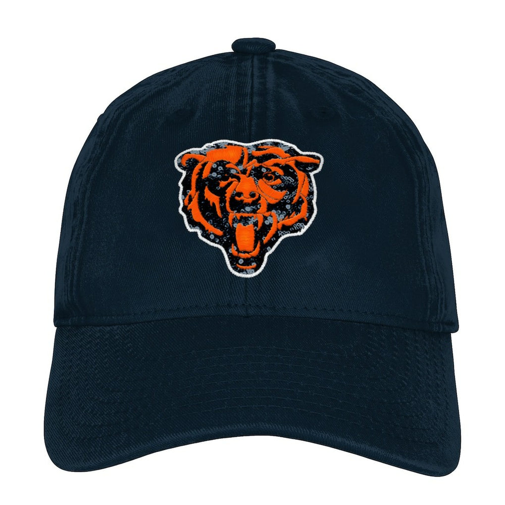 Chicago Bears Outerstuff Girls Youth Gridiron Adjustable Hat Navy - NFL